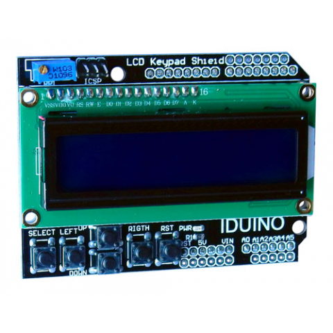 16 X 2 LCD W/ KEYPAD FOR ARDUINO 16 X 2 LCD W/ KEYPAD FOR ARDUINO