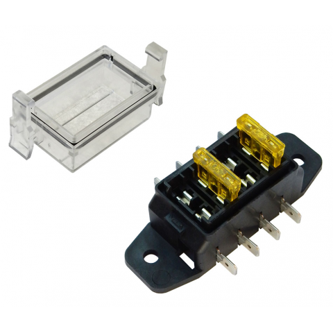 4-CIRCUIT ATO/ATC FUSE BLOCK 4-CIRCUIT ATO/ATC FUSE BLOCK