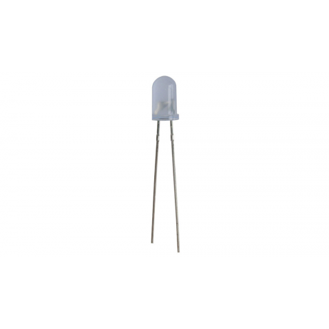 12V BLUE LED, 5MM (MILKY-WHITE OFF-STATE) 12V BLUE LED, 5MM (MILKY-WHITE OFF-STATE)