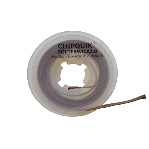 NO-CLEAN SOLDER WICK, 2MM WIDE NO-CLEAN SOLDER WICK, 2MM WIDE