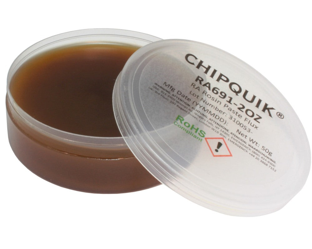 Rosin Paste Flux in 2oz Flat Jar 50g. Rosin Paste Flux in 2oz Flat Jar 50g.