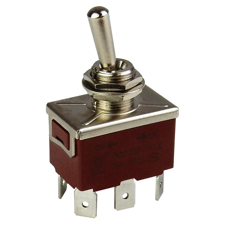 DPDT ON-ON HEAVY-DUTY TOGGLE SWITCH DPDT ON-ON HEAVY-DUTY TOGGLE SWITCH