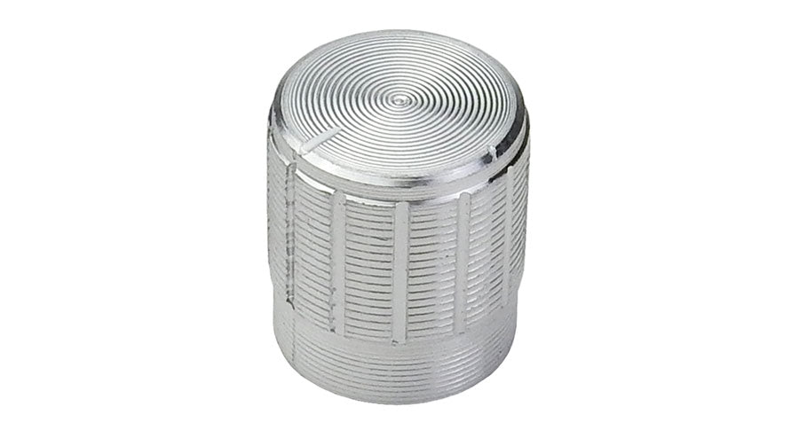 ALUMINUM POINTER KNOB FOR 6MM KNURLED SHAFT ALUMINUM POINTER KNOB FOR 6MM KNURLED SHAFT