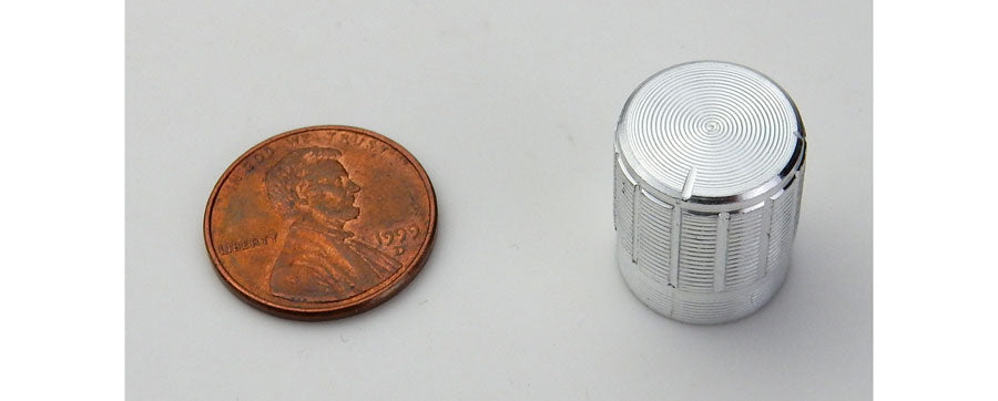ALUMINUM POINTER KNOB FOR 6MM KNURLED SHAFT ALUMINUM POINTER KNOB FOR 6MM KNURLED SHAFT