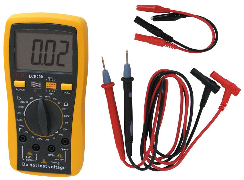 CAPACITANCE / INDUCTANCE / RESISTANCE METER CAPACITANCE / INDUCTANCE / RESISTANCE METER