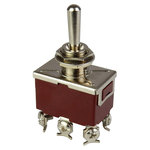 DPDT (ON)-OFF-(ON) MOMENTARY TOGGLE SWITCH, 15A DPDT (ON)-OFF-(ON) MOMENTARY TOGGLE SWITCH, 15A