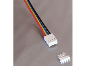 4-PIN CONNECTOR W/HEADER, 0.10"
