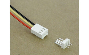 3-PIN CONNECTOR W/HEADER, 0.1"