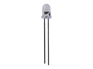 12 VDC ULTRABRIGHT WHITE LED, 5MM