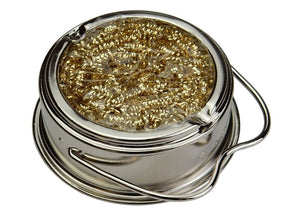 SOLDERING TIP CLEANER W/METAL STAND