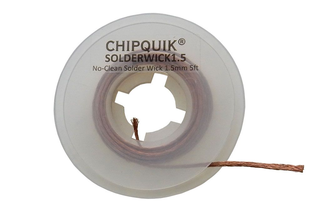 DE-SOLDERING WICK 1.5MM WIDE DE-SOLDERING WICK 1.5MM WIDE