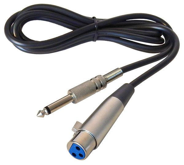 6' XLR 3P FEMALE TO 1/4 6' XLR 3P FEMALE TO 1/4