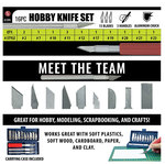 16 PIECE HOBBY KNIFE SET 16 PIECE HOBBY KNIFE SET