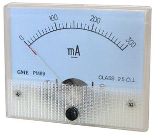 300MA DC PANEL METER