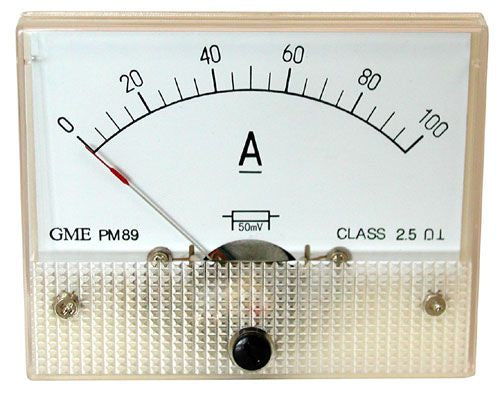 100 AMP DC PANEL METER 100 AMP DC PANEL METER