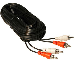 25' DUAL SHIELDED RCA AUDIO CABLE