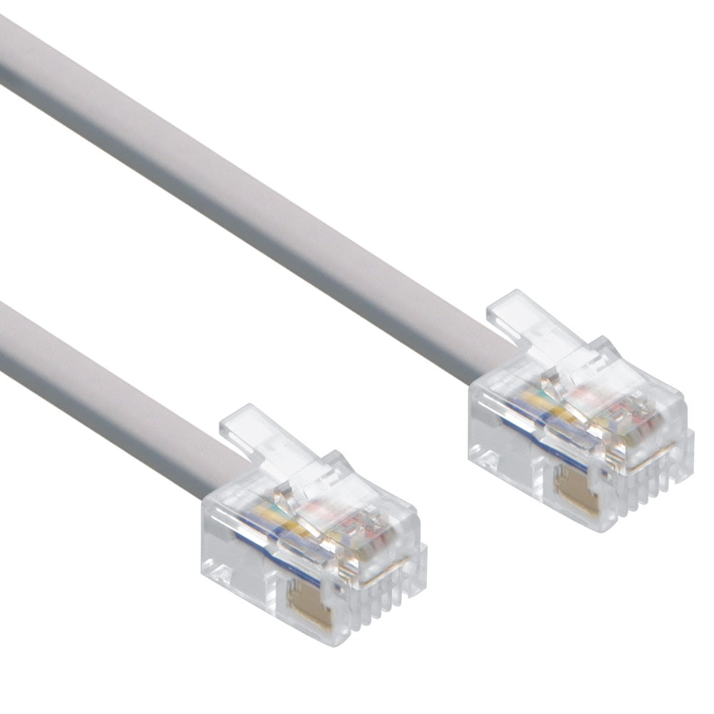25' PHONE CORD W/ 6PIN (RJ-12) MOD PLUGS