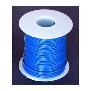 24 GA. Blue HOOK-UP WIRE, STRANDED 100'