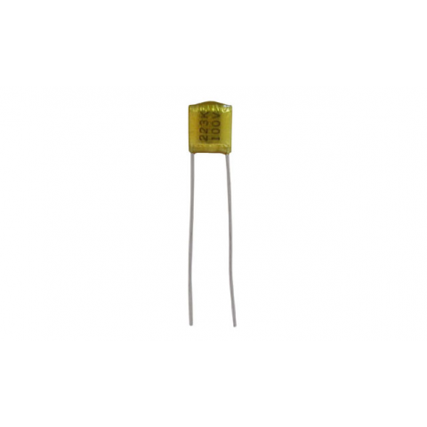 .022MFD/ 100V RADIAL MYLAR CAPACITOR