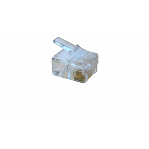 6 PIN CRIMP-ON MODULAR PLUG RJ-12
