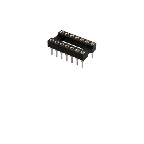 HIGH RELIABILITY 14 PIN IC SOCKET