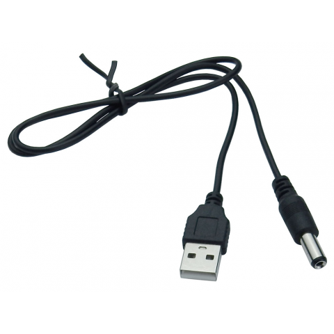 2.1MMM CO-AX POWER PLUG TO USB CABLE