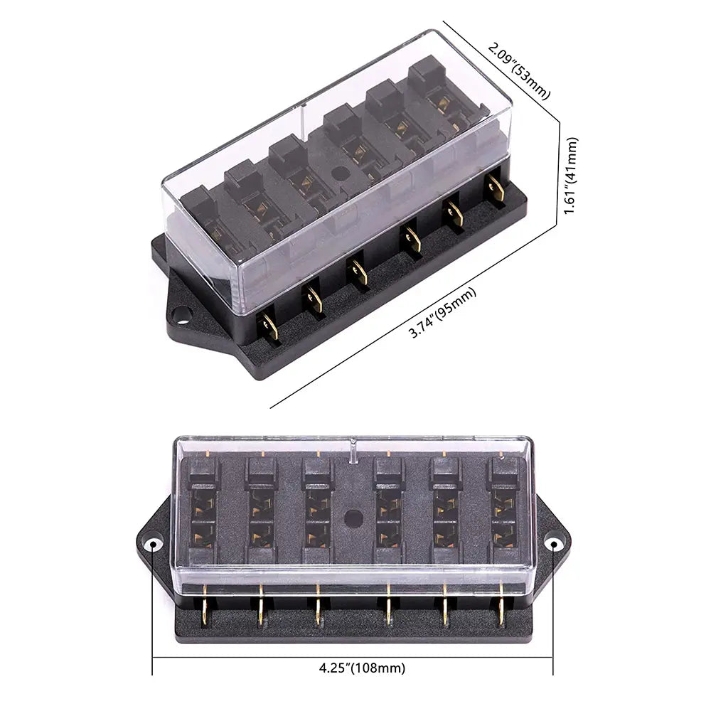 6-CIRCUIT ATO/ATC FUSE BLOCK