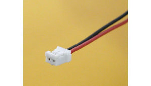 SMALL BATTERY CONNECTOR, WHITE, 2MM SPACING