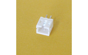 HEADER FOR SMALL BATTERY CON., 2MM SPACING, WHITE