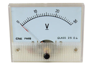 30V DC PANEL METER