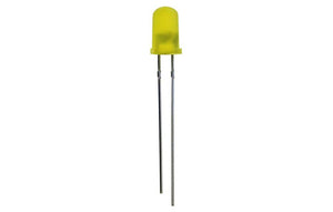 YELLOW FLASHER LED, T1 3/4