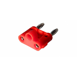 DUAL STACKING BANANA PLUG, RED