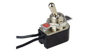 SPST ON-OFF TOGGLE SWITCH W/ WIRE LEADS