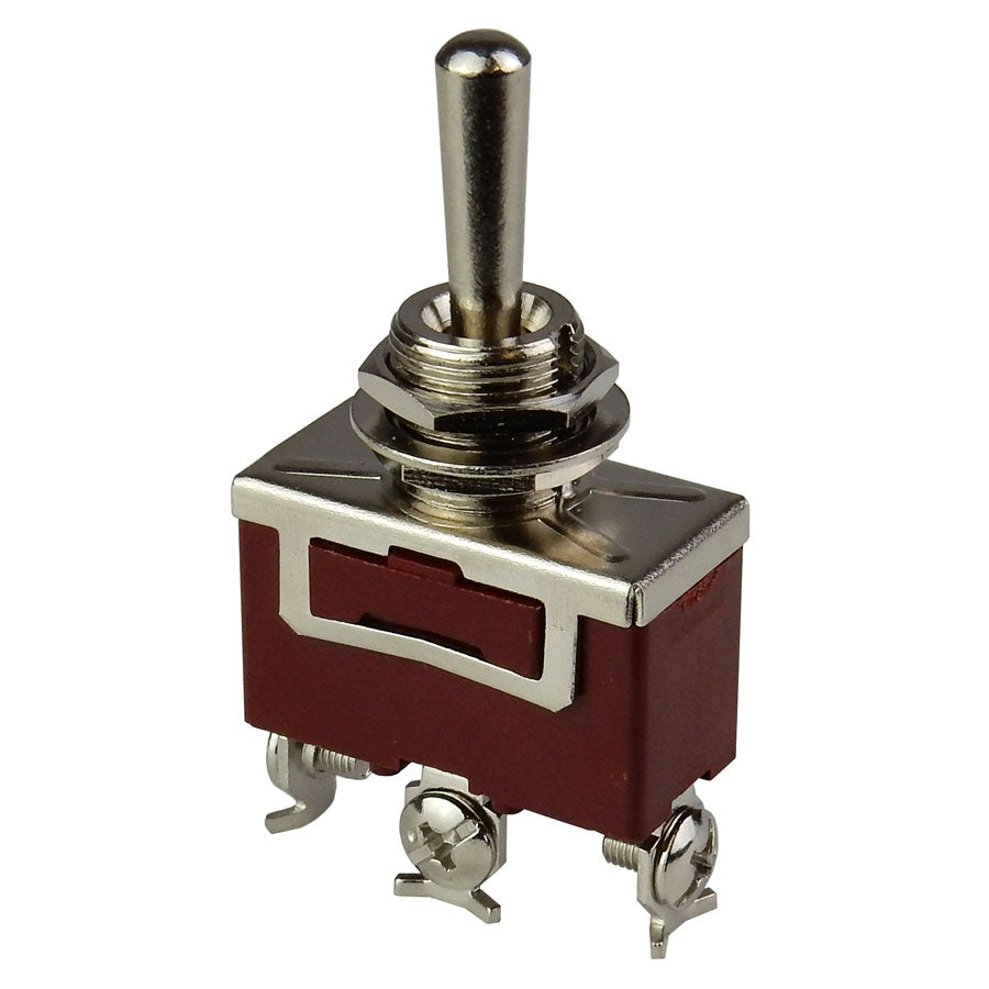 SPDT (ON)-OFF-(ON) MOMENTARY TOGGLE SWITCH, 15A