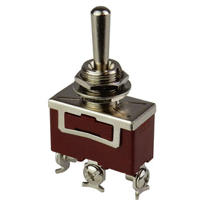 SPDT (ON)-OFF-(ON) MOMENTARY TOGGLE SWITCH, 15A