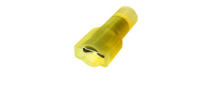 .250" FULLY-INSULATED PUSH-ON FEMALE, YELLOW