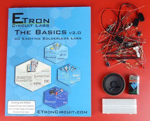 40 EDUCATIONAL ELECTRONIC PROJECTS, BOOK & PARTS KIT