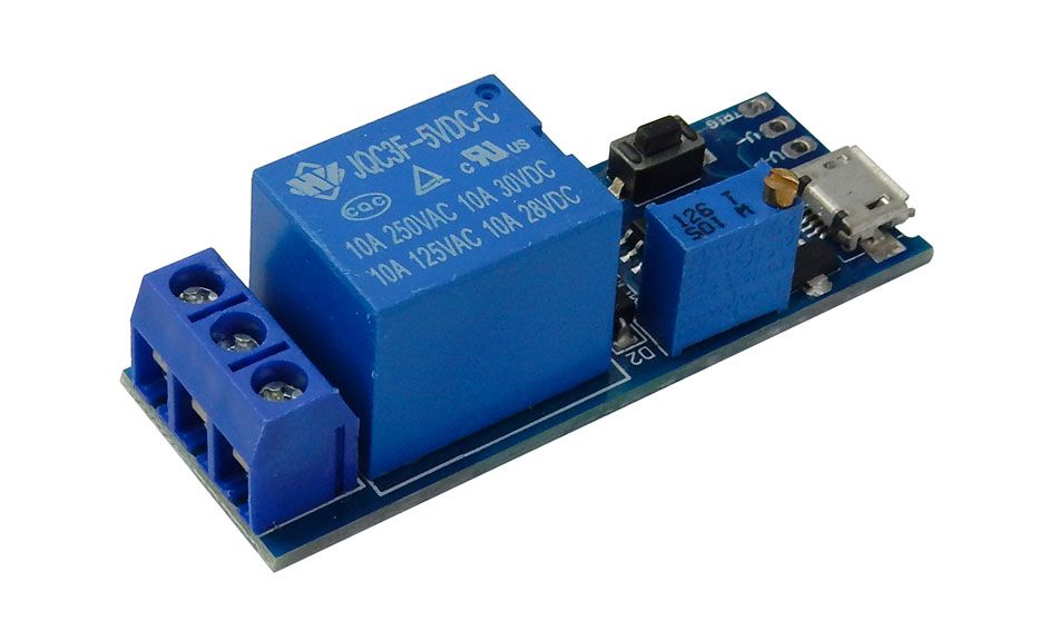 RELAY MODULE WITH 0-25 SECOND TIMER – Aretronics