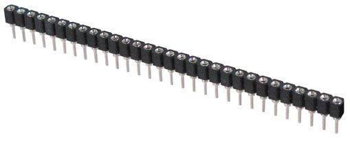 22-PIN HI-REL SIP SOCKET, 0.1