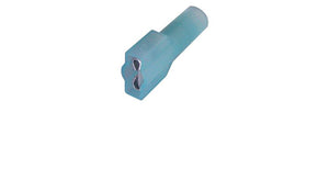 .250" FULLY-INSULATED PUSH-ON FEMALE, BLUE