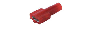 .250" FULLY-INSULATED PUSH-ON FEMALE, RED