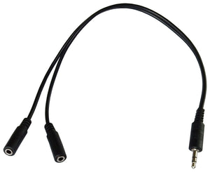 HEADPHONE SPLITTER, 3.5MM STEREO PLUG - JACKS