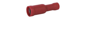 FULLY INSULATED FEMALE BULLET CONN., RED