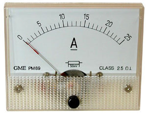 25 AMP DC PANEL METER