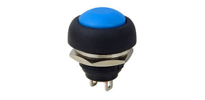 SPST N.O. PUSHBUTTON, BLUE