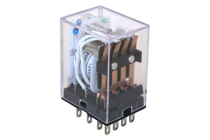 12VDC 4PDT 3A "ICE CUBE" RELAY – Aretronics