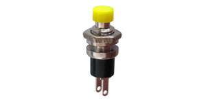 SPST N.O. MOMENTARY PUSHBUTTON, YELLOW