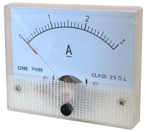 3A DC PANEL METER