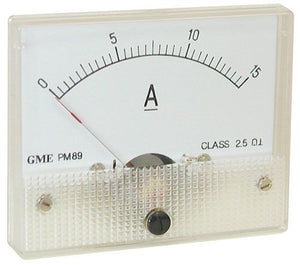 15A DC PANEL METER