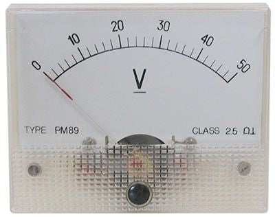 50 VDC PANEL METER